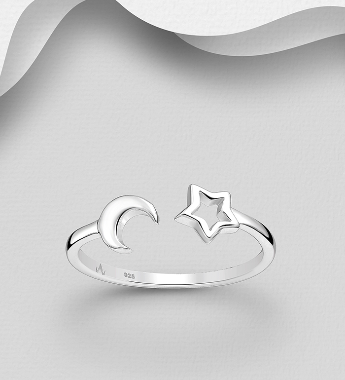 Stars Moon Sun Jewelry Silver Jewelry Supplier E