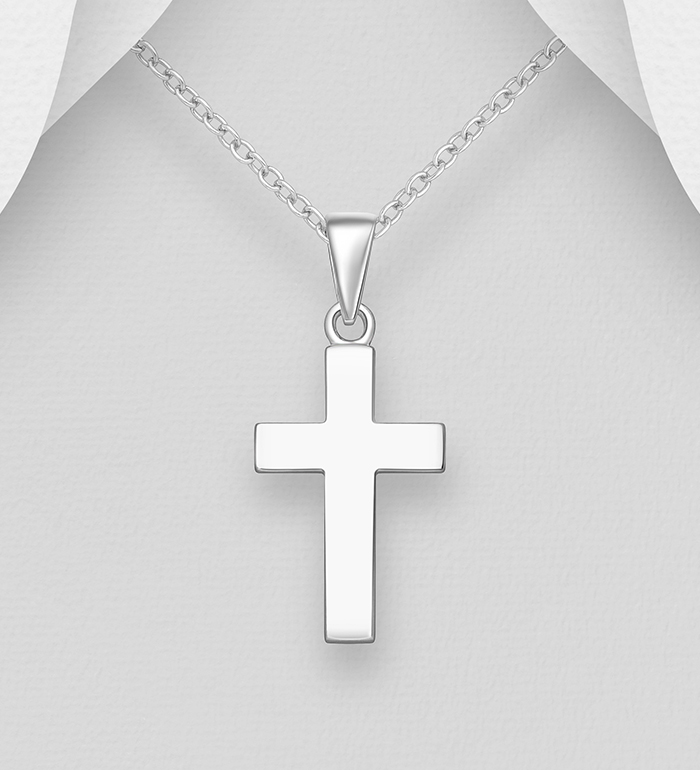 1063-2502 - Wholesale 925 Sterling Silver Cross Pendant