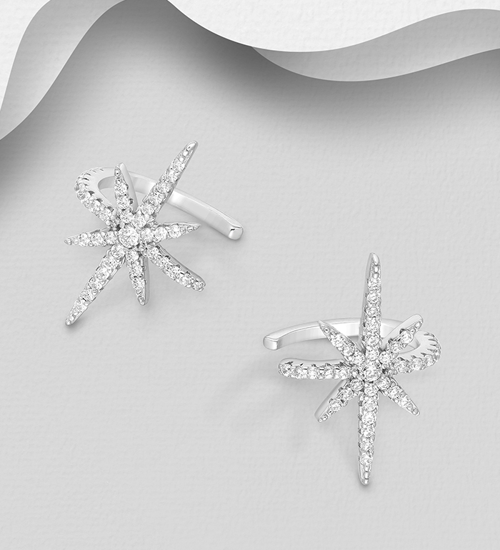 Wholesale Ear Cuffs and Crawlers Earrings - Silver Jewelry Supplier - 925E