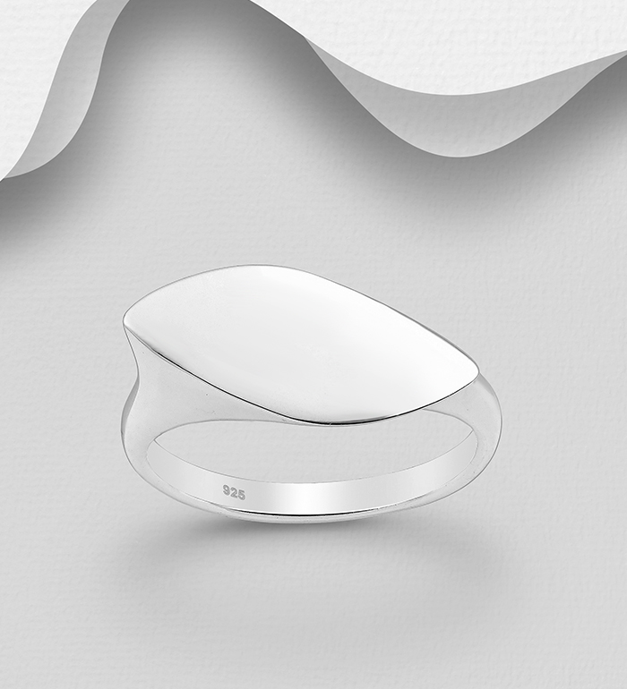 Wholesale 925 Sterling Silver Engravable Ring - SKU #1063-3299