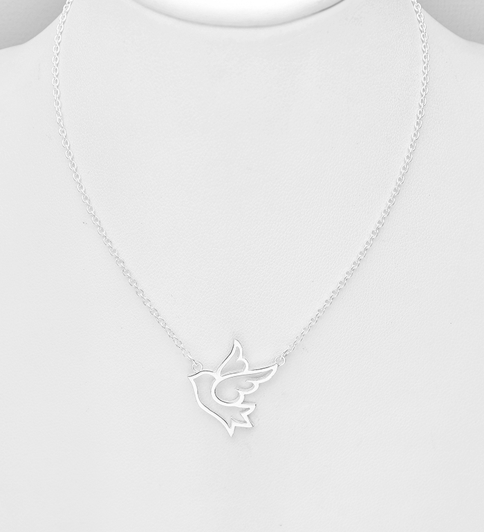 Wholesale 925 Sterling Silver Bird Necklace - SKU #706-36291