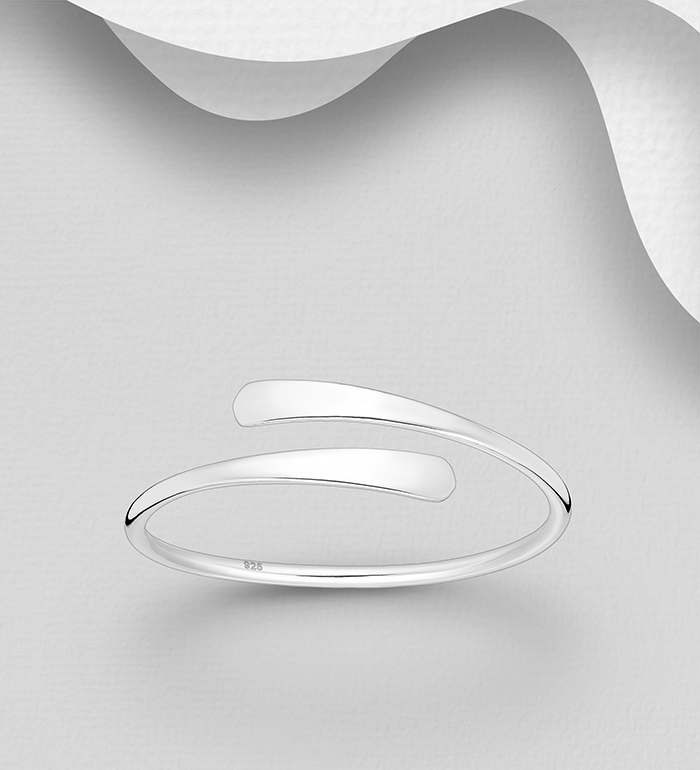 706-38627 - Wholesale 925 Sterling Silver Adjustable Ring