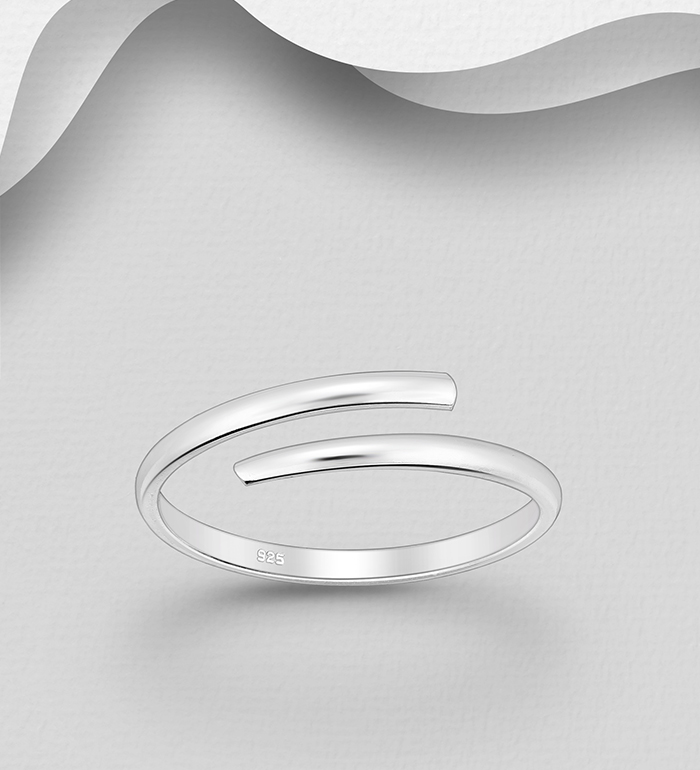 706-39912 - Wholesale 925 Sterling Silver Adjustable Ring