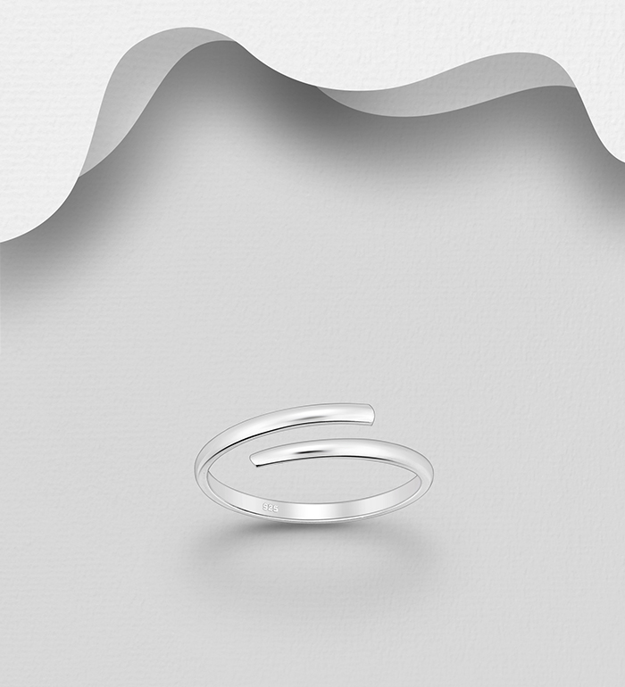 706-39912 - Wholesale 925 Sterling Silver Adjustable Ring